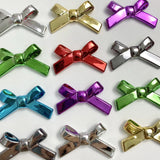 Electroplated UV Straight Hole Bow DIY Mobile Phone Chain Beading