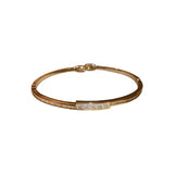 Zircon Spliced Buckle Bracelet Electroplated High Sense Jewelry