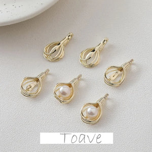 Color-Preserving Water Droplets Pendant Earrings