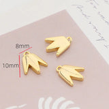 Electroplating Crown Pendant DIY Jewelry Necklace Earrings Accessories