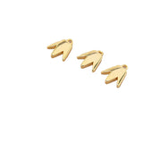 Electroplating Crown Pendant DIY Jewelry Necklace Earrings Accessories