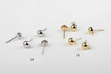Electroplating Doug Beads Earrings DIY Ear Clip Material Bag