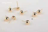 Electroplating Doug Beads Earrings DIY Ear Clip Material Bag