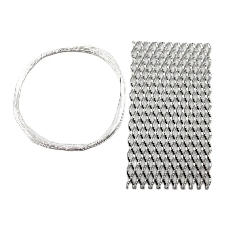 Platinized Titanium Mesh Anodes Set for Jewelry Plating Rhodium