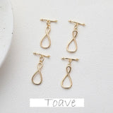 Electroplating Figure 8 Buckle DIY Bracelet Necklace Clasp