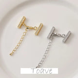 Electroplated Zircon Tassel Necklace Bracelet DIY Hand-Made Material Accessories