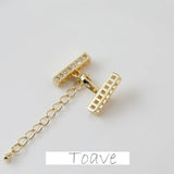 Electroplated Zircon Tassel Necklace Bracelet DIY Hand-Made Material Accessories