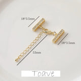 Electroplated Zircon Tassel Necklace Bracelet DIY Hand-Made Material Accessories
