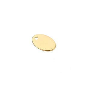 Multicolor Oval Copper Earrings Necklace Pendants DIY Jewelry Making