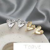Zircon Heart Pendant DIY Material Accessories