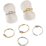 Electroplated Open Ring DIY Hand-made Material Accessories