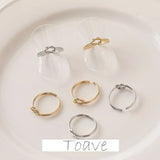 Electroplated Open Ring DIY Hand-made Material Accessories