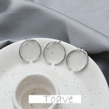 Electroplated Open Ring DIY Hand-made Material Accessories