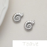 Real Copper Color-Preserving Conch Pendant DIY Material Accessories