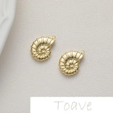Real Copper Color-Preserving Conch Pendant DIY Material Accessories