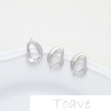 Irregular Hollow Earrings DIY Craft Material