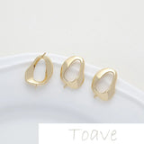 Irregular Hollow Earrings DIY Craft Material