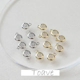 Zircon Drop Pendant & DIY Beaded Bracelet Necklace Set