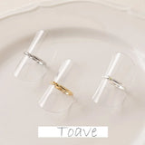 Electroplating Pearl Half-Hole Pin DIY Ring Shank Material