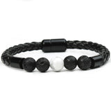Electrostatic Agate Leather Beads Band - Gift for Christmas
