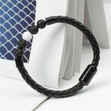 Electrostatic Agate Leather Beads Band - Gift for Christmas