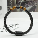Electrostatic Agate Leather Beads Band - Gift for Christmas