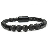 Electrostatic Agate Leather Beads Band - Gift for Christmas
