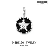 925 Sterling Silver Ethnic Pendant, Men Women Girls Bracelet Necklace Bag