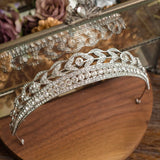 Elegance Crystal Bride Hair Accessory Wheat Tiaras and Crown