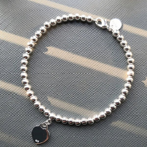 925 Silver Heart LOVE Pendant Bracelet Wedding Gift