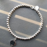 925 Silver Heart LOVE Pendant Bracelet Wedding Gift