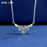 925 Sterling Silver Diamond Wing Chain Necklace for Women