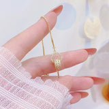 14k Zircon Adjustable Bracelet, Waterproof Chain Jewelry