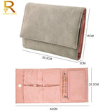 Velvet Jewelry Organizer Travel Bag for Necklaces Rings Earrings