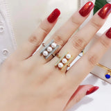 3Pcs S925 Silver Pearl Earrings Holder+Pendant+Ring Settings