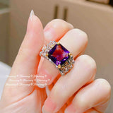 925 Silver AAAAA CZ Leopard Pearl Pendant Necklace & Ring Set