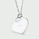 925 Sterling Silver I Love You To The Moon And Back Pendant Necklace