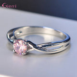 925 Silver Women's Gem Stone Engagement Ring
