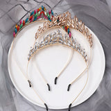 Alloy Crystal Bridal Crown Headband Wedding Hair Accessories for Women