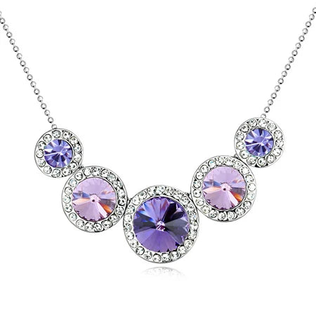 Austrian Crystal Necklaces & Pendants Bridal Jewelry Christmas Gift