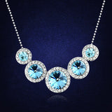 Austrian Crystal Necklaces & Pendants Bridal Jewelry Christmas Gift