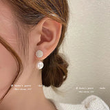 Pearl Pendant Earrings for Women - Sweet Jewelry Accessory