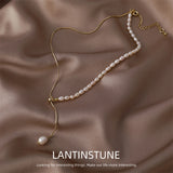 Baroque Freshwater Pearls Choker Necklace Women Party Jewelry N607