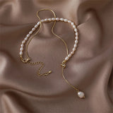 Baroque Freshwater Pearls Choker Necklace Women Party Jewelry N607