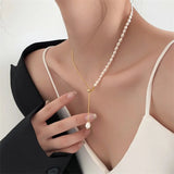 Baroque Freshwater Pearls Choker Necklace Women Party Jewelry N607