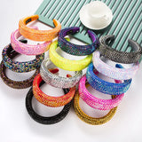 Baroque Crystal Headband Colorful Beaded Hairband