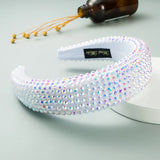 Baroque Crystal Headband Colorful Beaded Hairband