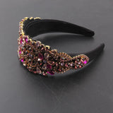 Colorful Crystal Headband Baroque Rhinestone Hairband
