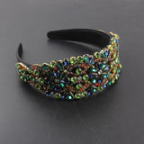 Colorful Crystal Headband Baroque Rhinestone Hairband