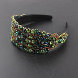 Colorful Crystal Headband Baroque Rhinestone Hairband